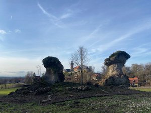 Der Zschokke-Felsen bei Sanaspareil